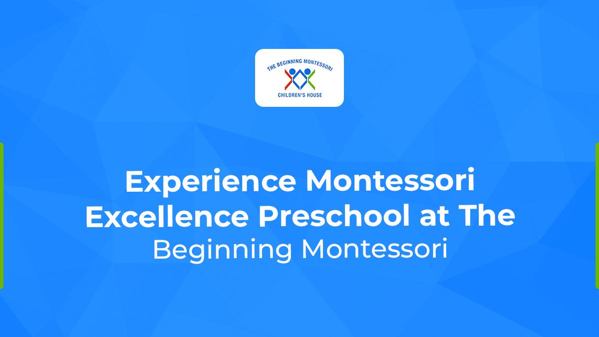 Beginning Montessori blog oct
